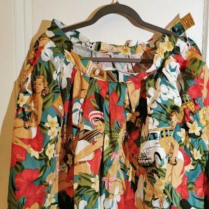 GRACE KARIN Women's Pleated Vintage Style Skirt